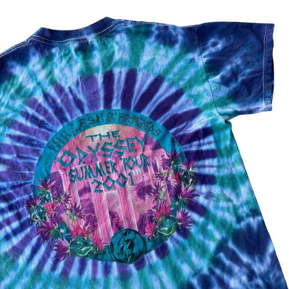 2001 Grateful Dead The Oddysey Summer Tour Merch Tee Shirt Concert Vintage Band - Picture 9 of 11